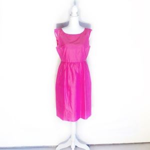 J CREW LUCILLE DRESS IN COTTON SILK FAILLE